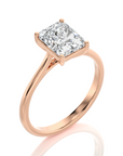 Cocktail Charm Solitaire Engagement Ring