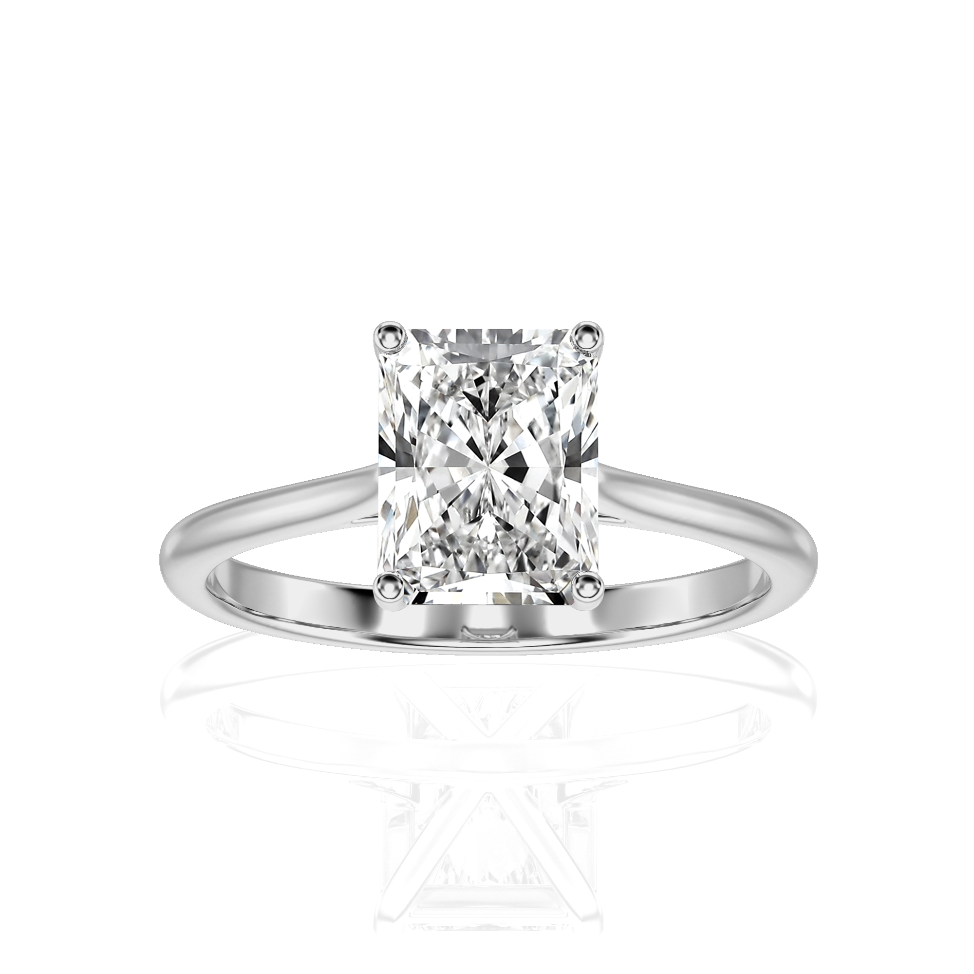 Cocktail Charm Solitaire Engagement Ring