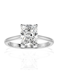 Cocktail Charm Solitaire Engagement Ring