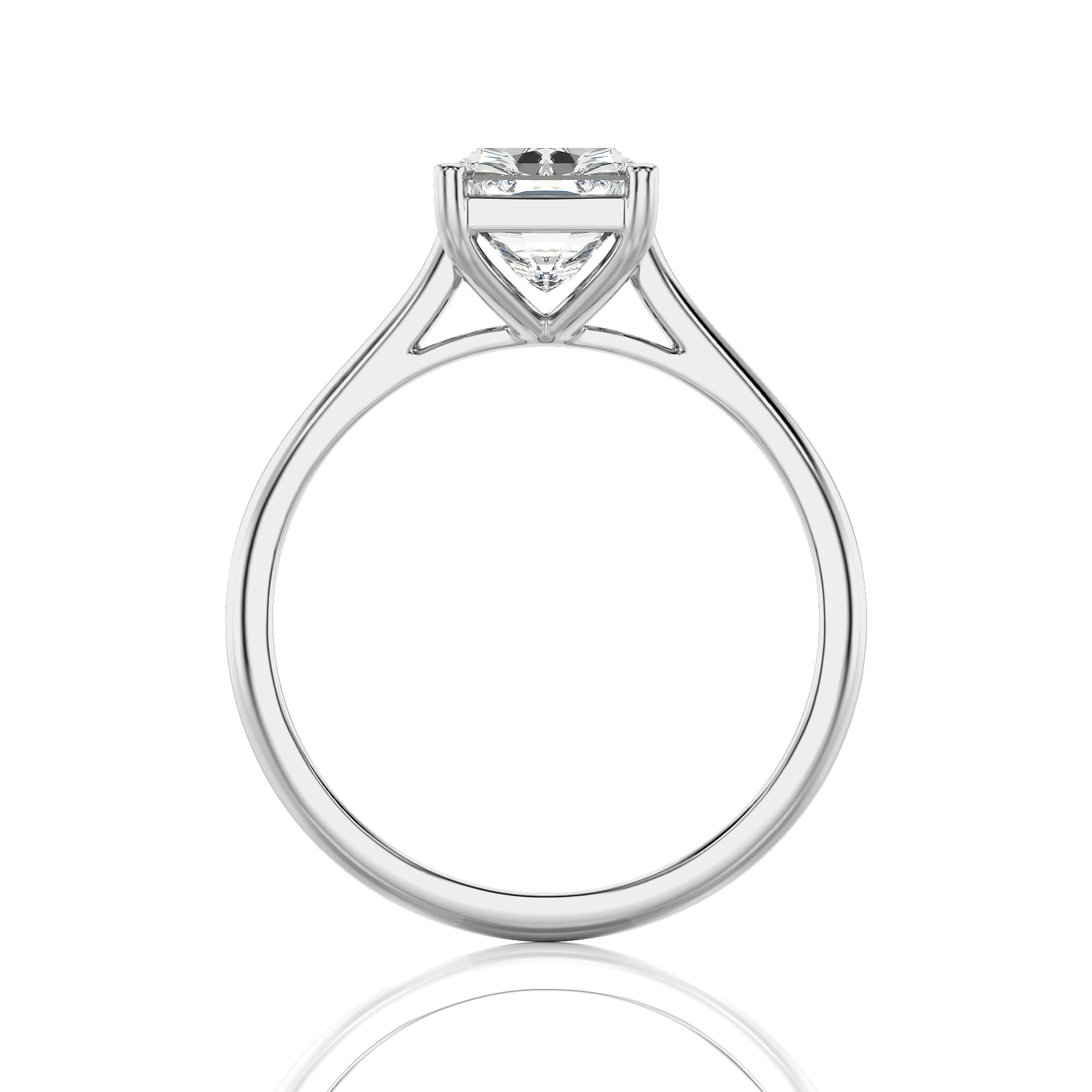 Cocktail Charm Solitaire Engagement Ring