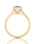Cocktail Charm Solitaire Engagement Ring