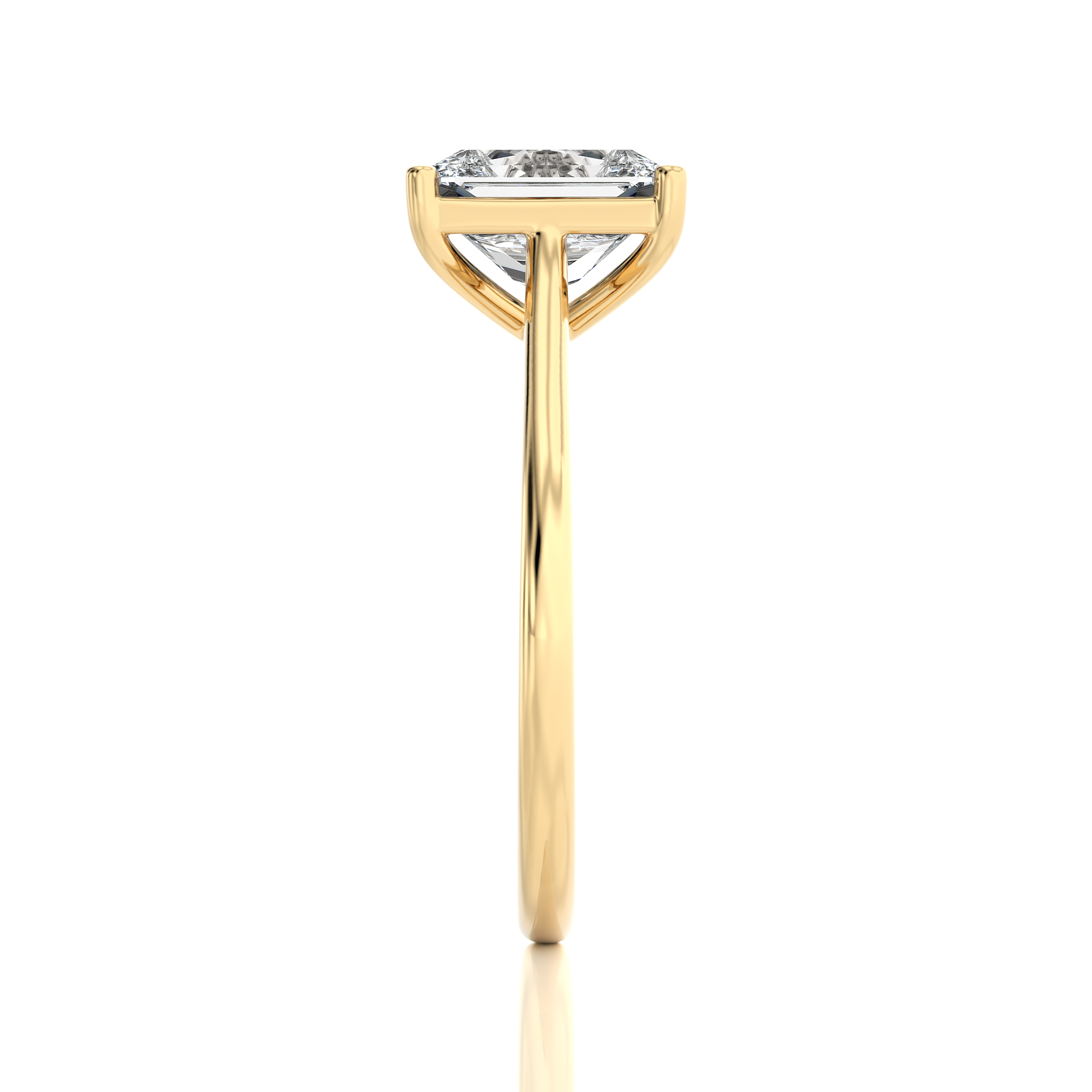 Cocktail Charm Solitaire Engagement Ring