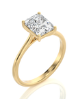 Cocktail Charm Solitaire Engagement Ring