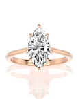 Cocktail Charm Solitaire Engagement Ring