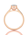 Cocktail Charm Solitaire Engagement Ring