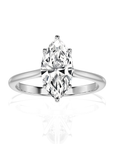 Cocktail Charm Solitaire Engagement Ring