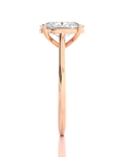 Cocktail Charm Solitaire Engagement Ring