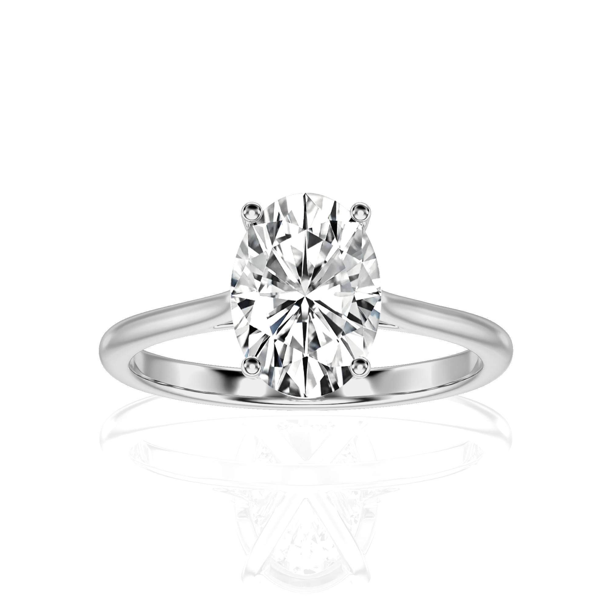 Cocktail Charm Solitaire Engagement Ring