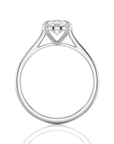 Cocktail Charm Solitaire Engagement Ring