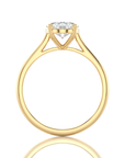 Cocktail Charm Solitaire Engagement Ring