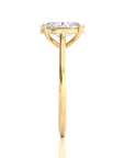Cocktail Charm Solitaire Engagement Ring