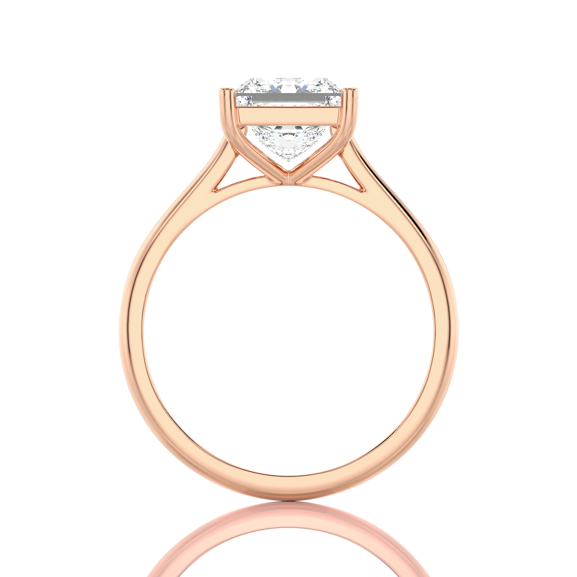 Cocktail Charm Solitaire Engagement Ring