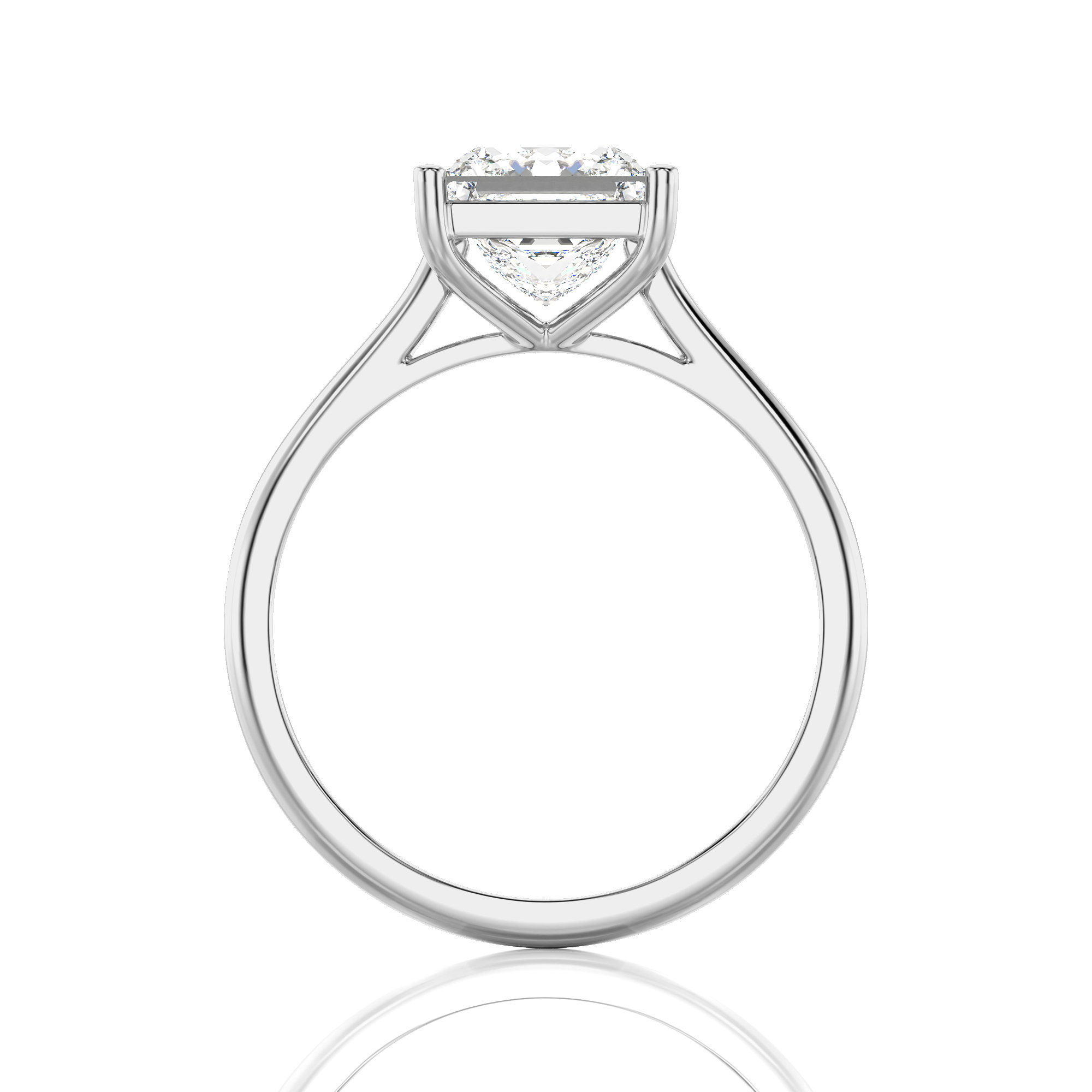 Cocktail Charm Solitaire Engagement Ring