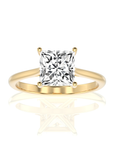 Cocktail Charm Solitaire Engagement Ring