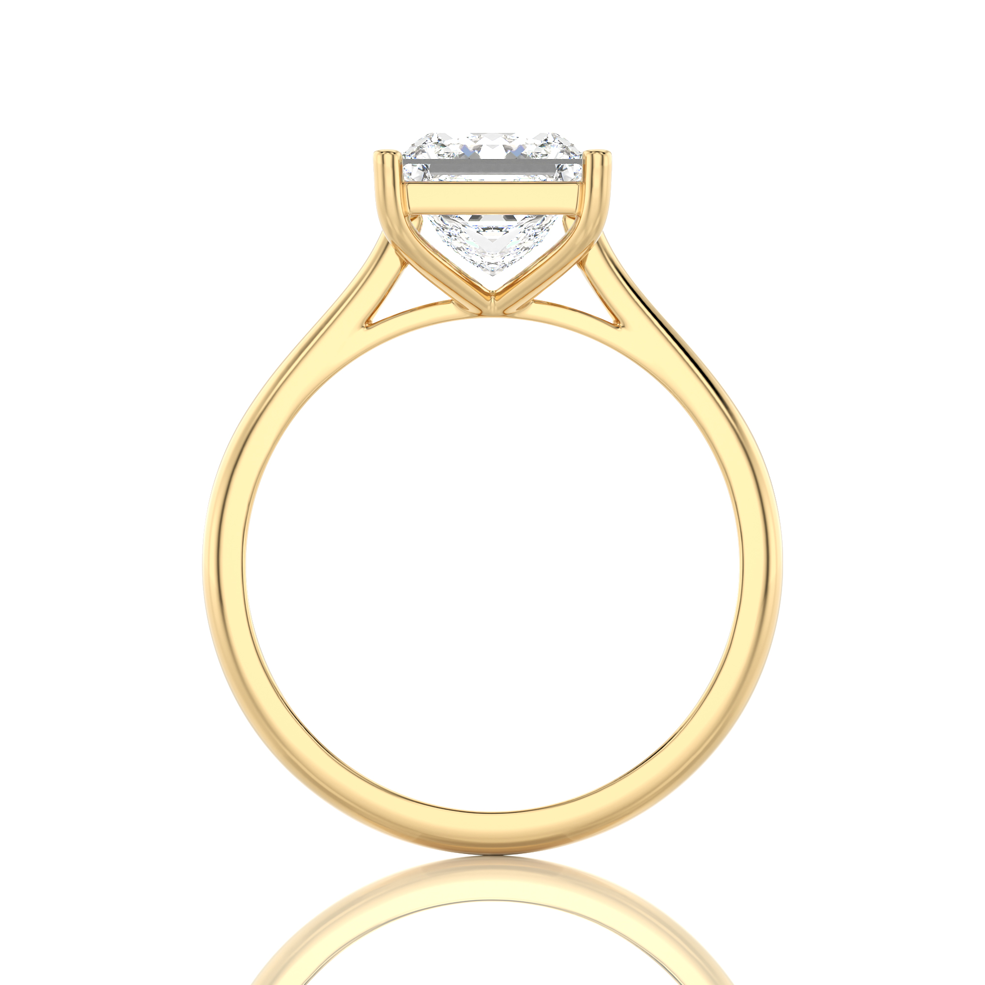 Cocktail Charm Solitaire Engagement Ring