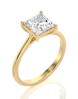 Cocktail Charm Solitaire Engagement Ring