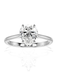 Cocktail Charm Solitaire Engagement Ring