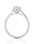 Cocktail Charm Solitaire Engagement Ring