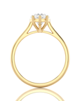 Cocktail Charm Solitaire Engagement Ring