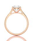 Cocktail Charm Solitaire Engagement Ring