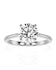 Cocktail Charm Solitaire Engagement Ring