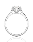 Cocktail Charm Solitaire Engagement Ring