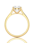 Cocktail Charm Solitaire Engagement Ring