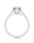 Sunset Sparkler Pave Diamond Engagement Ring
