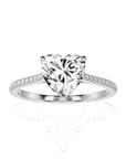 Sunset Sparkler Pave Diamond Engagement Ring