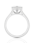 Sunset Sparkler Pave Diamond Engagement Ring