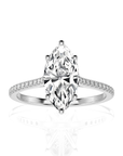 Sunset Sparkler Pave Diamond Engagement Ring