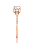 Marvelous Melody Three-Stone Diamond Engagement Ring
