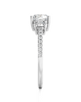 Marvelous Melody Three-Stone Diamond Engagement Ring