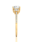 Marvelous Melody Three-Stone Diamond Engagement Ring