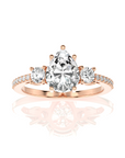 Marvelous Melody Three-Stone Diamond Engagement Ring