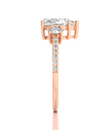 Marvelous Melody Three-Stone Diamond Engagement Ring