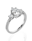Marvelous Melody Three-Stone Diamond Engagement Ring