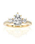 Marvelous Melody Three-Stone Diamond Engagement Ring