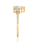 Marvelous Melody Three-Stone Diamond Engagement Ring