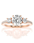 Marvelous Melody Three-Stone Diamond Engagement Ring