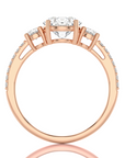 Marvelous Melody Three-Stone Diamond Engagement Ring