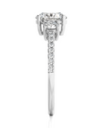 Marvelous Melody Three-Stone Diamond Engagement Ring