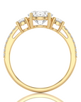 Marvelous Melody Three-Stone Diamond Engagement Ring