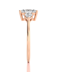 Captivating Symphony Three-Stone Diamond Engagement Ring