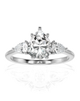 Captivating Symphony Three-Stone Diamond Engagement Ring
