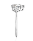 Captivating Symphony Three-Stone Diamond Engagement Ring