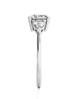 Captivating Symphony Three-Stone Diamond Engagement Ring