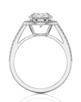 Twinkle Halo Diamond Engagement Ring