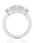 Royal Reverie Three-Stone Diamond Engagement Ring