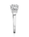 Royal Reverie Three-Stone Diamond Engagement Ring